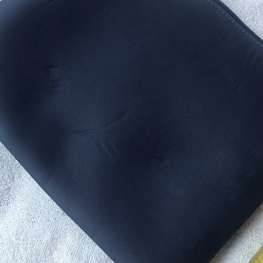 Navy and White Zipper Neoprene iPad Case